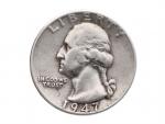1/4 Dollar 1947_
