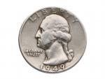 1/4 Dollar 1949D_