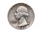 1/4 Dollar 1961D_