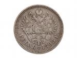 Mikuláš II. 1894-1917 - 1 Rubl 1898, hranky_