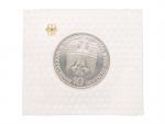 10 Marka 1990 F - 800. výročí úmrtí císaře Friedricha I. Barbarossa, Ag 0.625, 15.50 g._