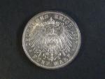 Baden, Friedrich I (1852-1907), 5 Mark 1907, J. 37, KM. 279