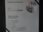 Ag pamětní medaile A. Fejfar - Jan Lucemburský, Ag 999,9 13 g, průměr 37 mm, ražba Česká mincovna 2025, náklad 150 ks, číslované, etue, certifikát