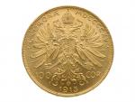 100 Koruna 1915, novoražba, 33.875g, 0.900 Au_