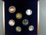 sada 2016 sada proof v dřevěné etui + Ag žeton, číslované sady