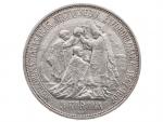 5 Koruna 1907 K.B., 40. výročí korunovace Františka Josefa I. za uherského krále v Budapešti_