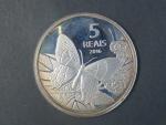 5 Reais 2016 - OH Rio 2016 Cyklistika, 27 g, Ag 925/1000