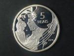 5 Reais 2016 - OH Rio 2016 Volejbal, 27 g, Ag 925/1000