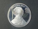 Ag 10 EURO 2010 - Španělští malíři, 925/1000 Ag