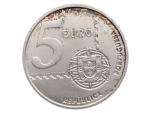 5 Euro 2003 - 150. výročí první portugalské poštovní známky, 14,04g, 0.500 Ag_