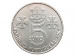 5 Euro 2004 - Světové dědictví UNESCO: Klášter Kristův v Tomaru, 14,04g, 0.500 Ag_