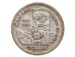 1 Dollar 1958 - 100. výročí Britské Kolumbie_