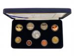 Proof sada oběžných euromincí 2002 + Ag žeton_