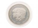 25 Pence 1981 - Svatba prince Charlese a lady Diany Spencerové, 28,28g, 0.925 Ag, etue a certifikát_