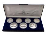 SSSR 1923-1991 - sada Ag mincí olympiáda v Moskvě 1980, 5 Rubl 4x, 10 Rubl 3x, K.M.Y 179-182, 183-185