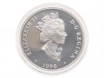 20 Dollar 1998 - letoun Canadair CP-107 Argus, 31,1g, 0.925 Ag_