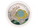 10 Peso 1996 - Karibská fauna - Žlutý okoun, 20 g, 0.999 Ag, náklad 5000ks_