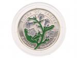 10 Peso 1997 - Flóra Karibiku - Ruellia tuberosa, 15g, 0.999 Ag, náklad 3000ks_