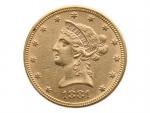 10 Dollar 1881, 16.718 g, Au 900/1000_