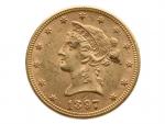 10 Dollar 1897, 16.718 g, Au 900/1000_