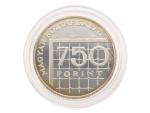750 Forint 1998 - Mistrovství světa ve fotbale 1998, Paříž, 10g, 0.500 Ag_