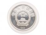 10 Yuan 1993 - Století olympijských her - Šerm, 30g, 0.900 Ag_