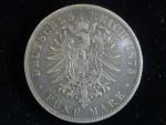 Bayern, Ludwig II (1864-1886), 5 Mark 1875 D, J. 42, KM. 896