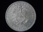 Prusko, Friedrich III. (1888-1918), 5 Mark 1888 A J. 99, KM. 512