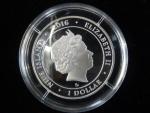 1 Dollar 2016 - Spejbl, Ag 999, etue + certifikát