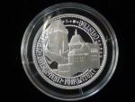 Ag medaile - Hrad Karlštejn, Ag 999, etue + certifikát
