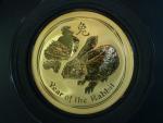 1000 Dollars 2011 - 10 Oz Au - Rok králíka, kvalita proof, Au 999/1000, 311g