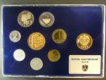 Sada oběžných mincí Rakousko 1988 proof