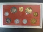 Sada oběžných mincí Rakousko 1991 proof