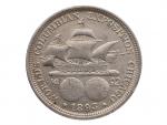 1/2 Dollar 1893 - Světová Kolumbovská výstava v Chicago_