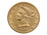 10 Dollar 1882, 16.718 g, Au 900/1000 Au_