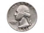 1/4 Dollar 1954_