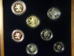 sada 2025 PROOF v dřevěné etui + Ag žeton, číslované sady, náklad jen 1250 ks