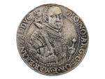 Krnov (Jägendorf) Georg Fridrich 1556-1603 - 2Tolar 1592, ozbrojená ruka, mincovna Krnov, Georg a Leonard Emich, 58,01 g., PS IX.82