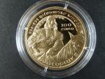 100 Euro 2019 Velkomoravské knieža Mojmír I., Au 900, 9,5g, etue, certifikát