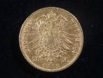 Baden, Friedrich I (1852-1907), 20 Mark 1872 G, J. 184