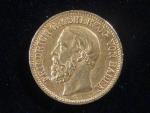 Baden, Friedrich I (1852-1907), 20 Mark 1872 G, J. 184