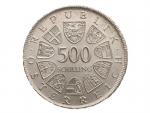 500 Schilling 1980 - 100. výročí Rakouského červeného kříže_