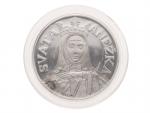 Stříbrná medaile Výročí 2000 let od narození Ježíše Krista - Sv. Anežka, 20g, 0.925 Ag_