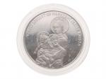 Stříbrná medaile Výročí 2000 let od narození Ježíše Krista - Sv. Anežka, 20g, 0.925 Ag_