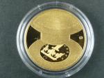 2008, Česká mincovna, zlatá medaile 15.výročí vzniku České mincovny a české měny, Au 0,999,9, 7,78g, náklad 500 ks, certifikát, etue