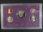 Sada oběžných mincí Mint Proof Coin Set 1988 + etue, certifikát