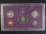 Sada oběžných mincí Mint Proof Coin Set 1988 + etue, certifikát