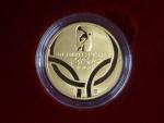 2008, Česká mincovna, zlatá medaile Olympijské hry Peking, Au 0,999,9, 7,78g, náklad 500 ks, etue