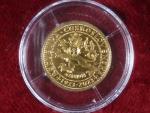 Jubilejní Svatováclavské dukáty, 1 Dukát prvoražba návrhu Josefa Šejnosty r. 1923, číslo 16, vydala Numizmatika Kremnica, Au 986, 3,5g, náklad 100 ks