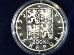 200 Kč 1998, 800. výročí korunovace Přemysla I. Otakara (certifikát proof)